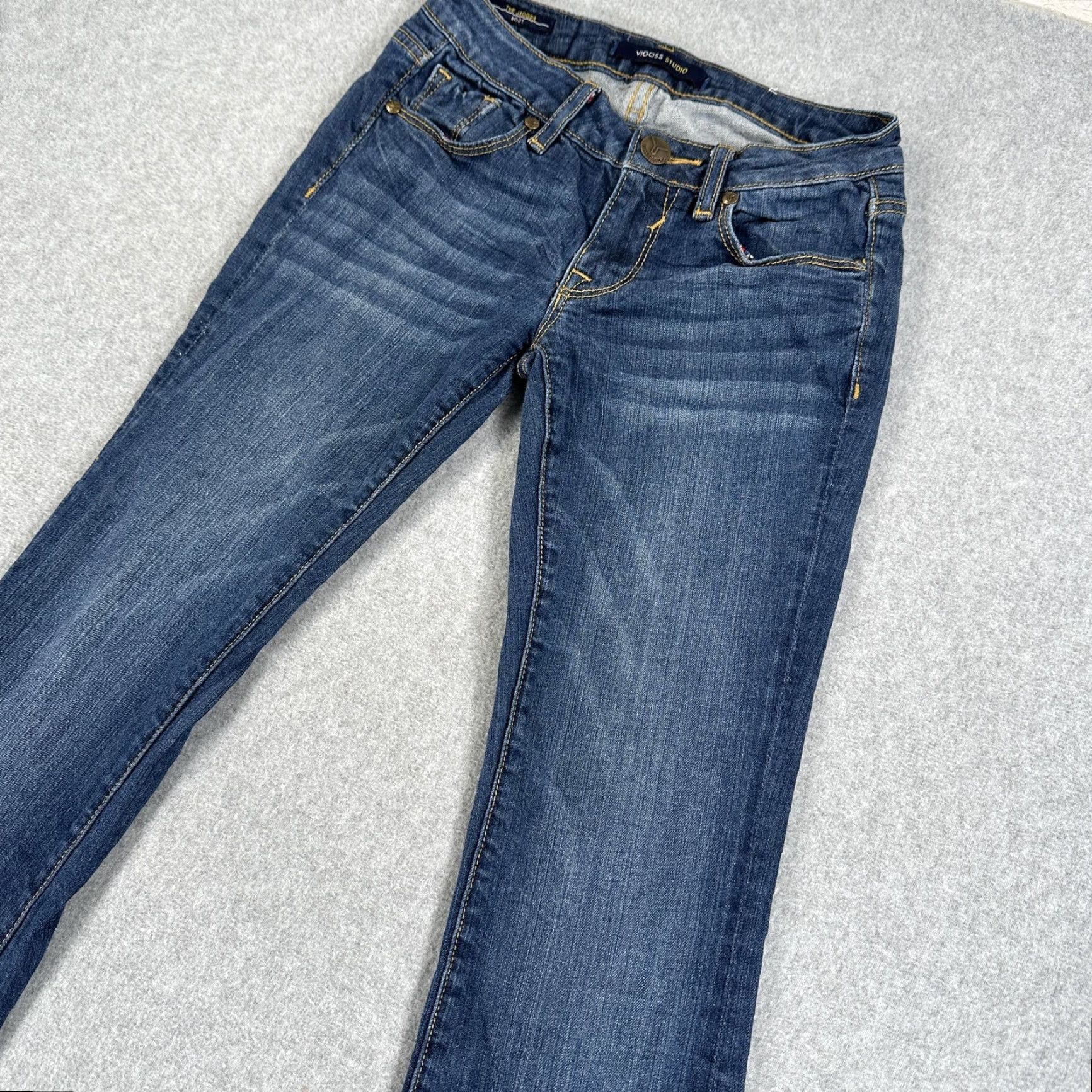 Vintage VIGOSS The Jagger Boot jeans Womens 24 Blue Bootcut Stretch Denim Shirt? Size 42" / US 20 - 2 Thumbnail