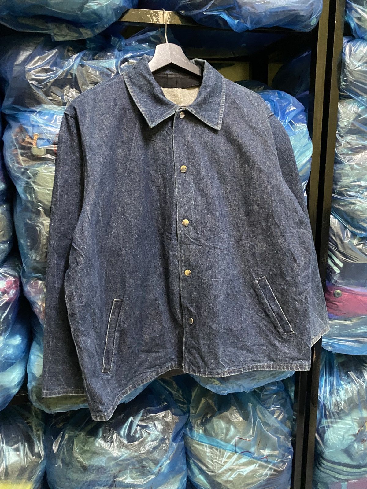 Other VINTAGE DENIM COACH JACKET Size US M / EU 48-50 / 2 - 3 Thumbnail