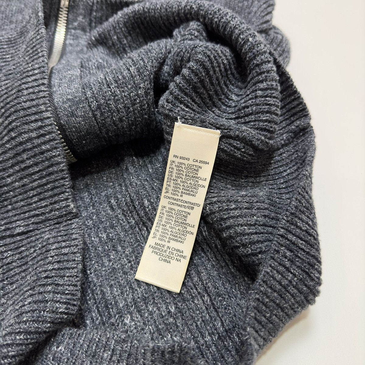 Diesel Diesel superior quality knit zip sweater Size US L / EU 52-54 / 3 - 7 Thumbnail