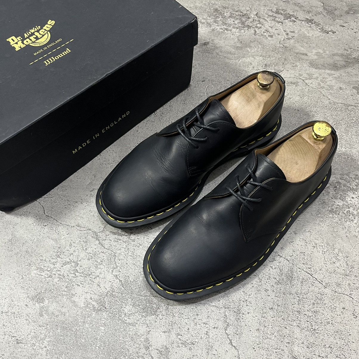 Dr. Martens × JJJJound JJJJound x Dr. Martens Archie II Crazy Leather Shoes - Black Size US 9 / EU 42 - 1 Thumbnail