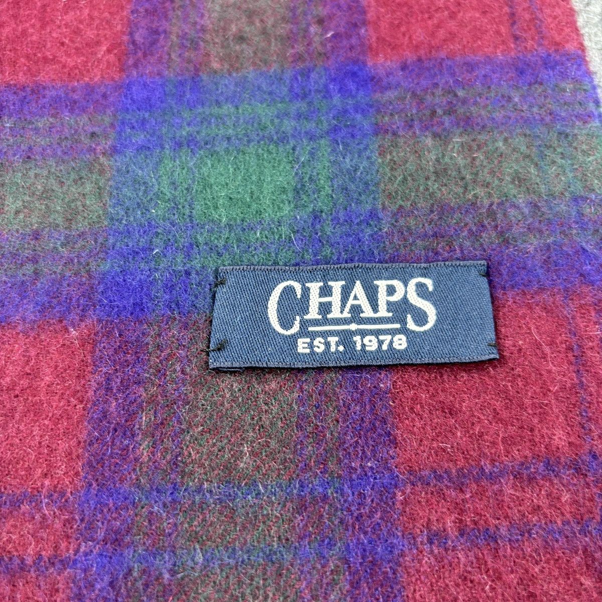 Chaps × Vintage Chaps Scarf # D724 # Muffler # Neckwear # Nova Check Size ONE SIZE - 2 Thumbnail