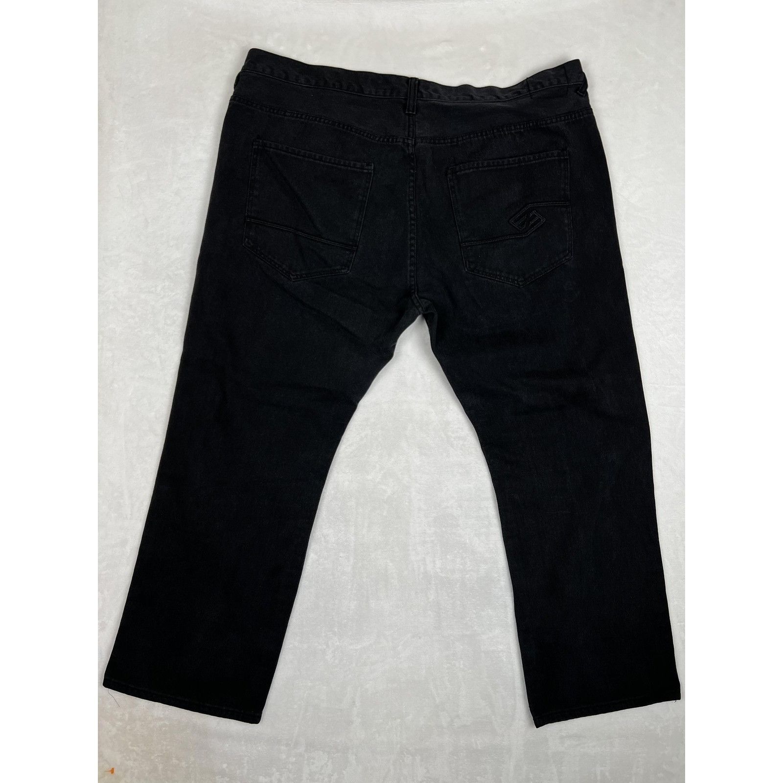Enyce VTG Enyce Jeans Mens 48x34 Black Straight Leg Denim Sean Com Size 42" / US 20 - 5 Thumbnail