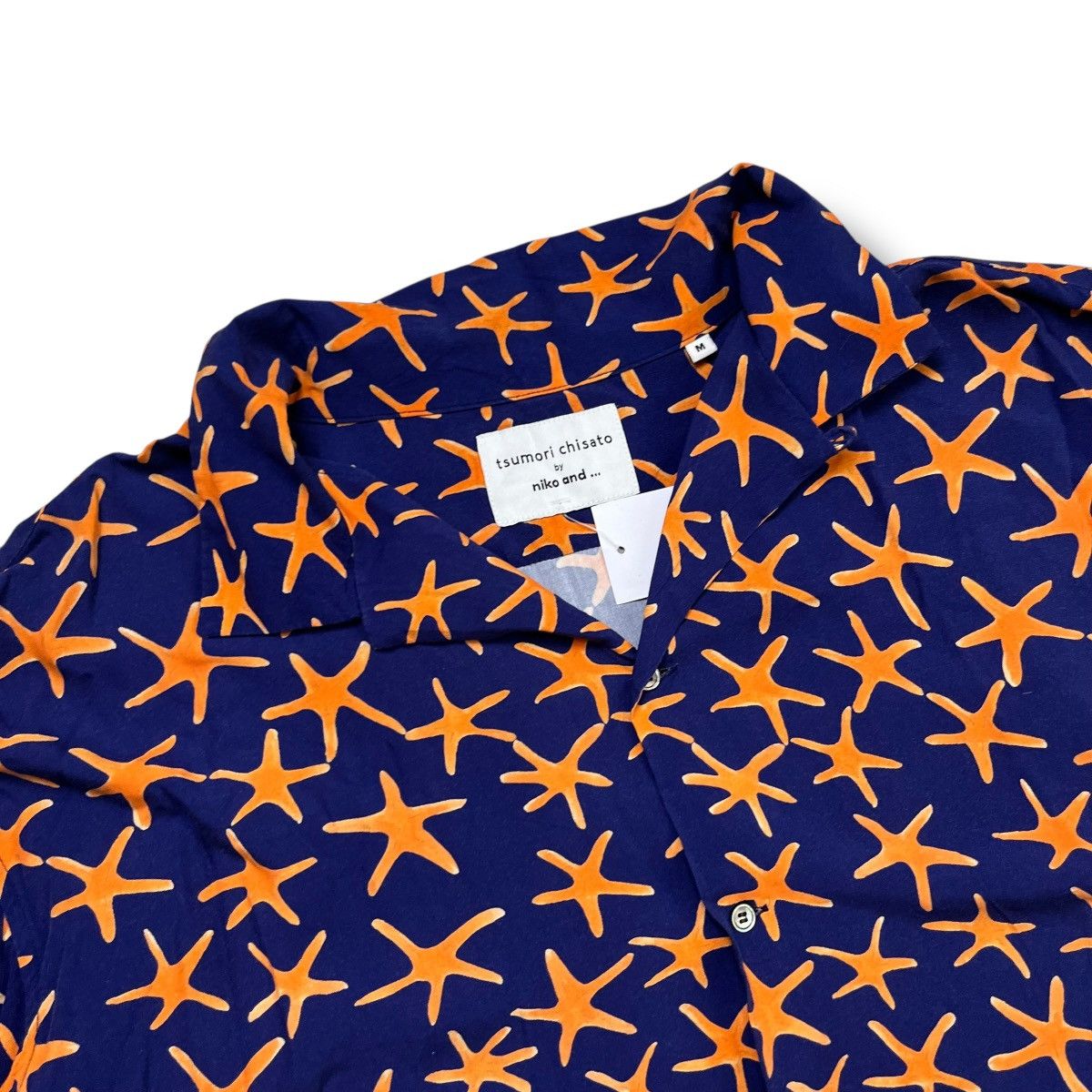 Tsumori Chisato Tsumori Chisato loop collar pattern Shirt Size US L / EU 52-54 / 3 - 3 Thumbnail