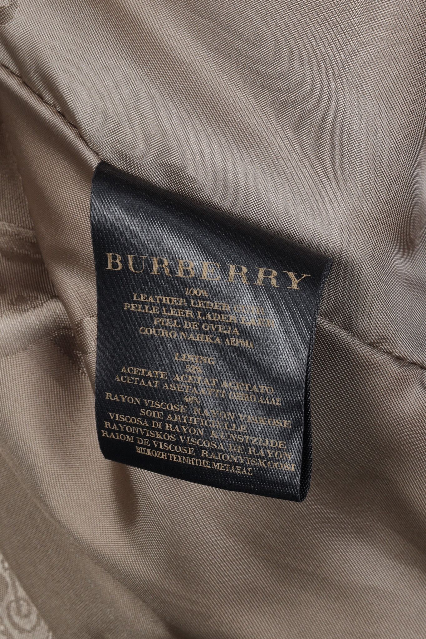 Burberry Burberry Taupe Grey Brown Leather Moto Trench Coat Size M / US 6-8 / IT 42-44 - 12 Thumbnail