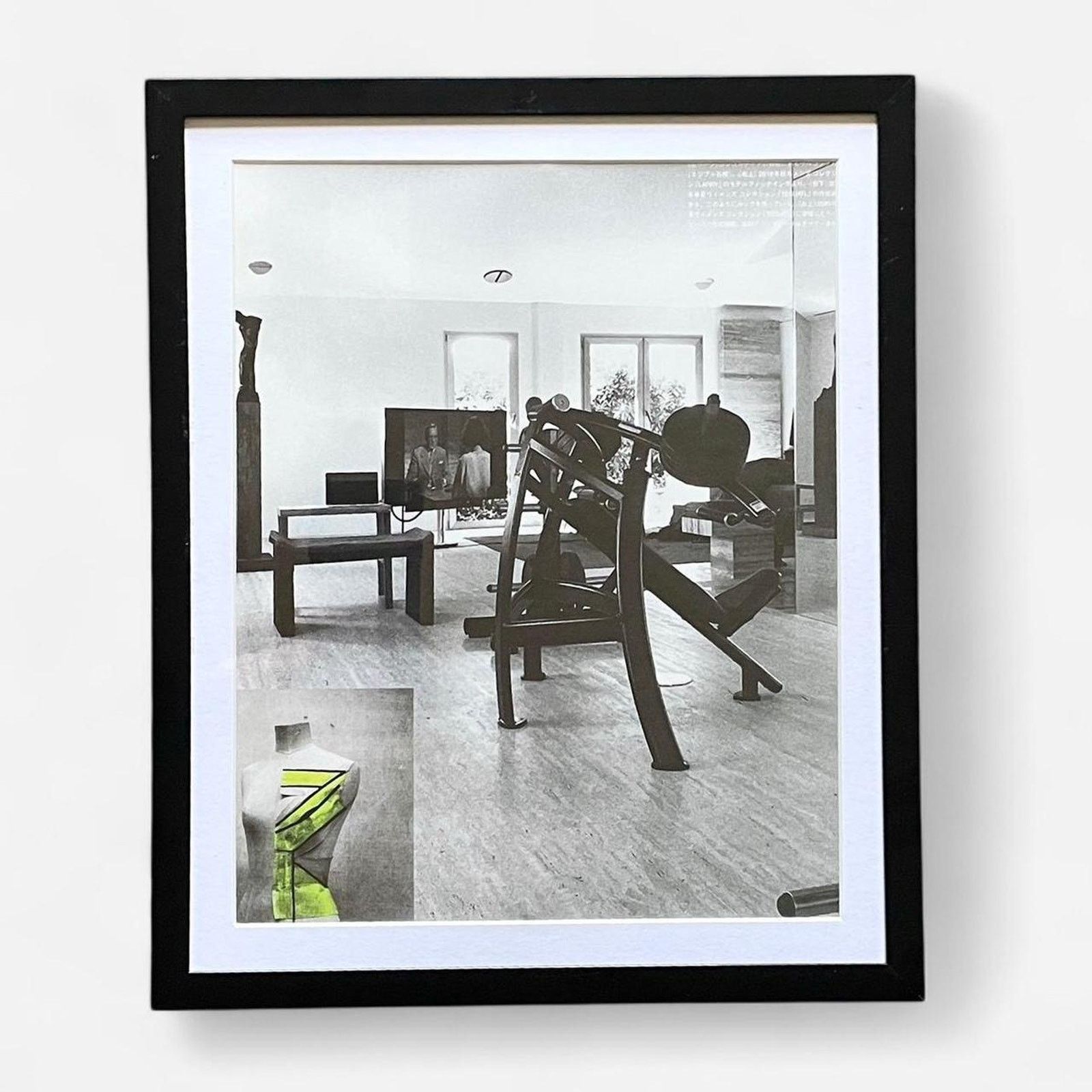 Rick Owens × Rick Owens Drkshdw × Vintage Rick Owens Gym photography framed poster Archive 9x11 Size ONE SIZE - 1 Thumbnail