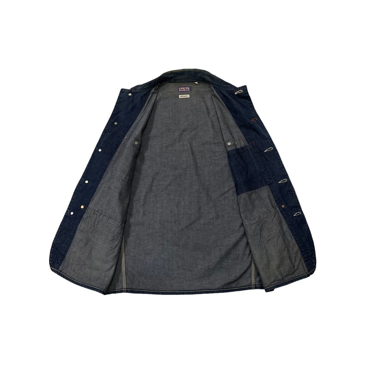 Blue Blue Japan Vintage Blue Blue Japan Arigato Denim Chore Jacket Size US S / EU 44-46 / 1 - 18 Thumbnail