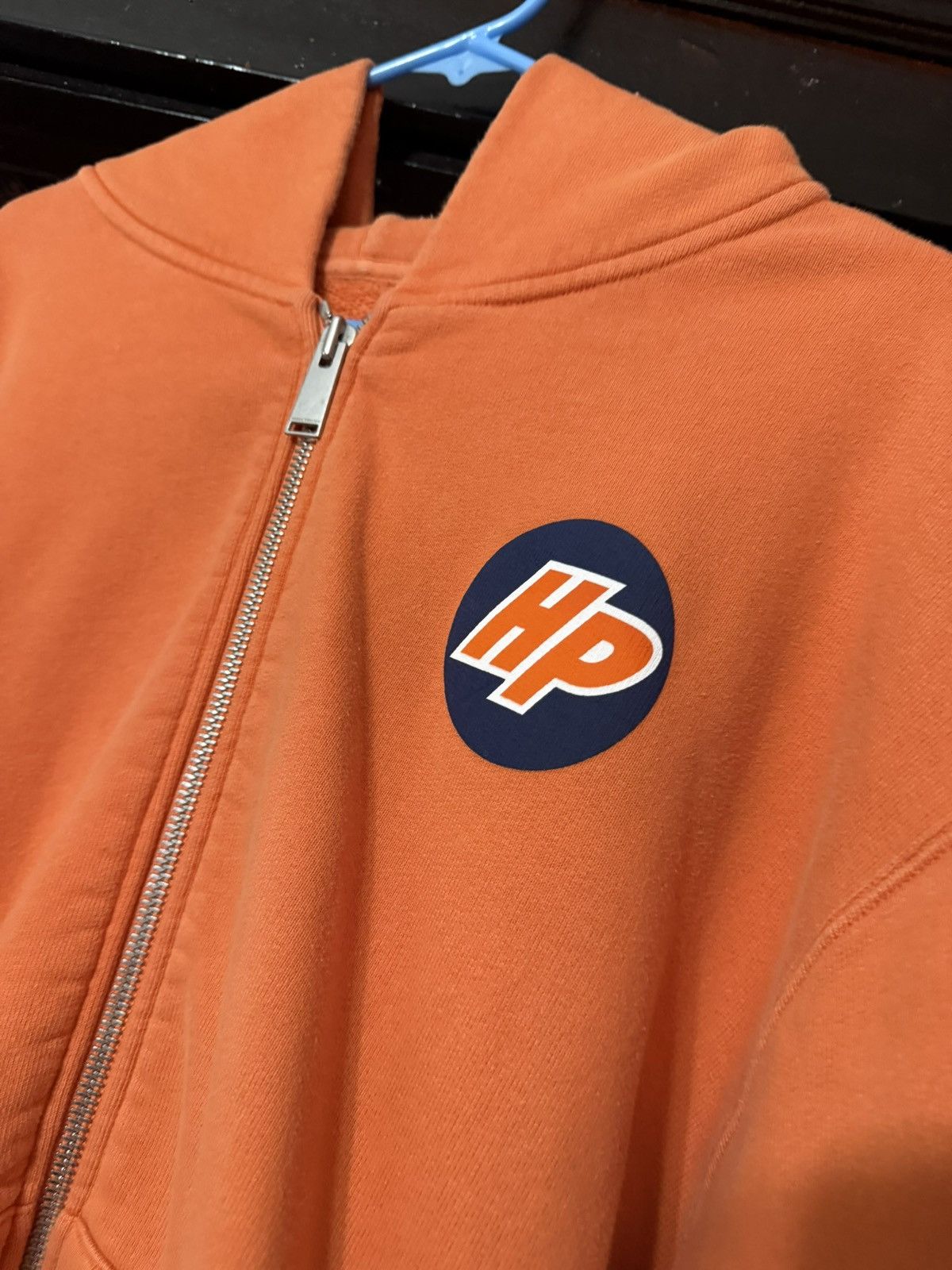 Heron Preston Heron Prestin Orange Style Zip Up Heavyweight Hoodie Size L Size US L / EU 52-54 / 3 - 3 Thumbnail