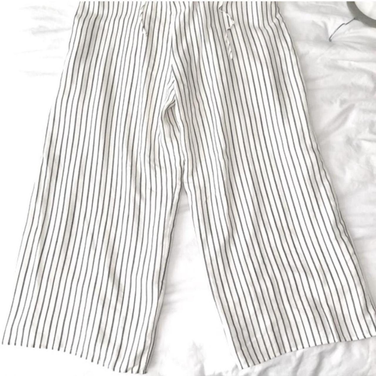 J Brand New J Brand Lace Up Low Back Wide Leg Cropped Jumpsuit Large Size 32" / US 10 / IT 46 - 4 Thumbnail
