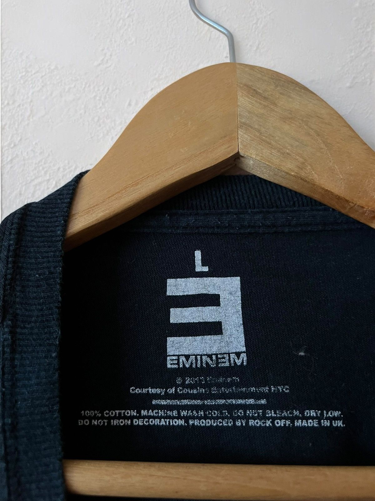 Band Tees × Eminem × Vintage EMINEM POLICE DEPARTMENT 2013 SLIM SHADY RAP VINTAGE TEE Y2k Size US L / EU 52-54 / 3 - 2 Thumbnail