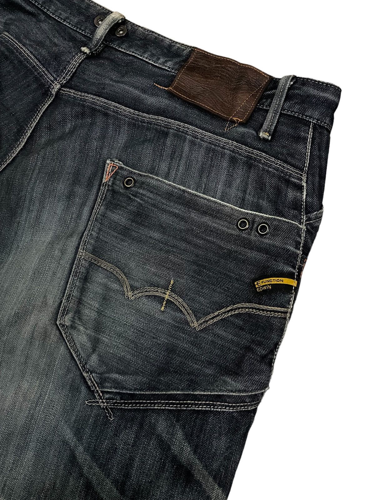 Edwin Vtg Edwin E-Function Mud Wash Camo Lining Ripped Baggy Jeans Size US 36 / EU 52 - 13 Thumbnail