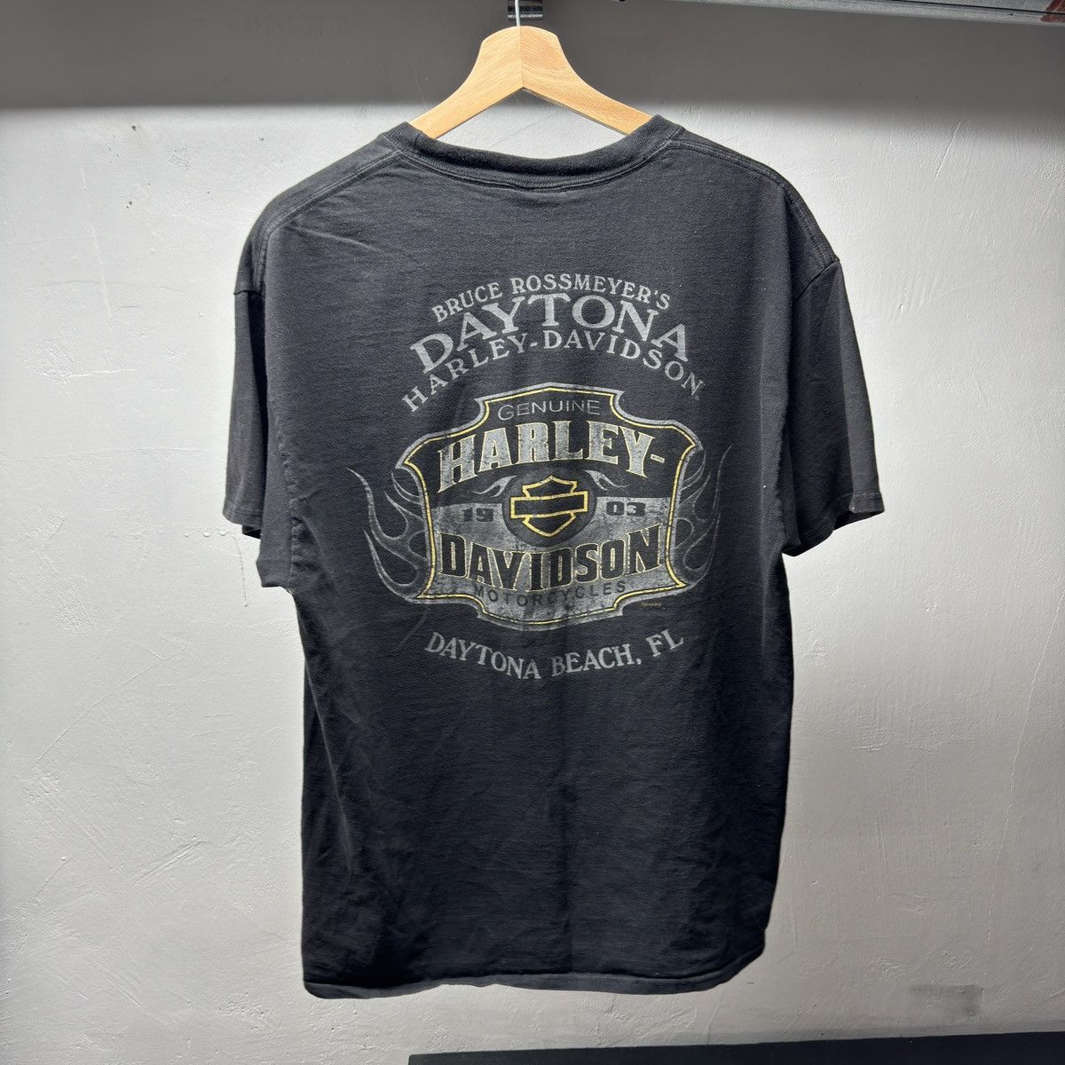 Harley Davidson Harley Davidson Lightning Pocket Shirt ERD Grunge Biker WCC Size US L / EU 52-54 / 3 - 7 Thumbnail