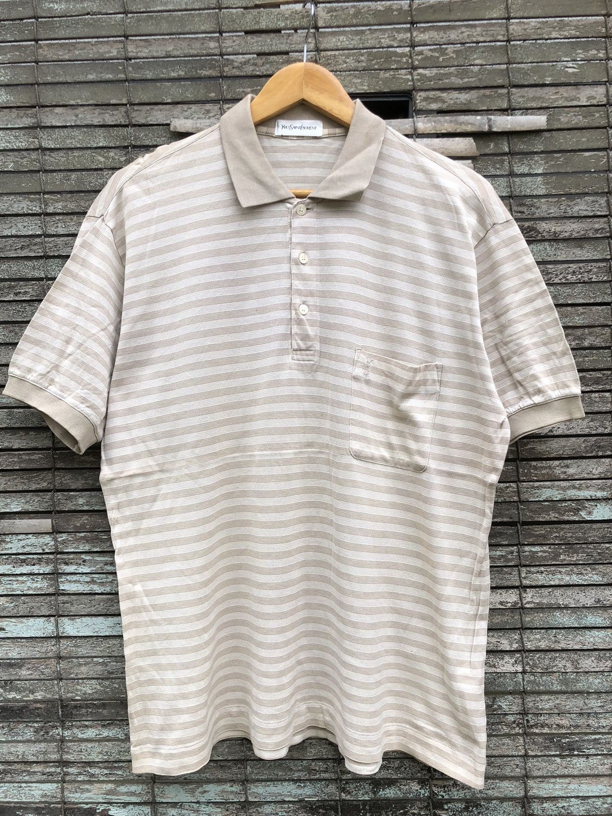 Vintage YSL Yves Saint Laurent Single Pocket Polo Shirt