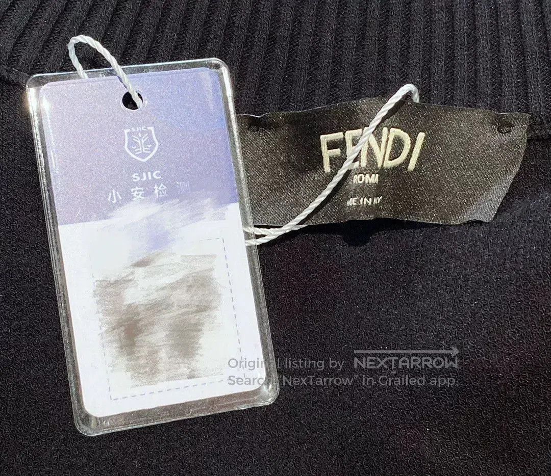 Fendi Fendi Wool Knit Zip. Size US L / EU 52-54 / 3 - 5 Thumbnail