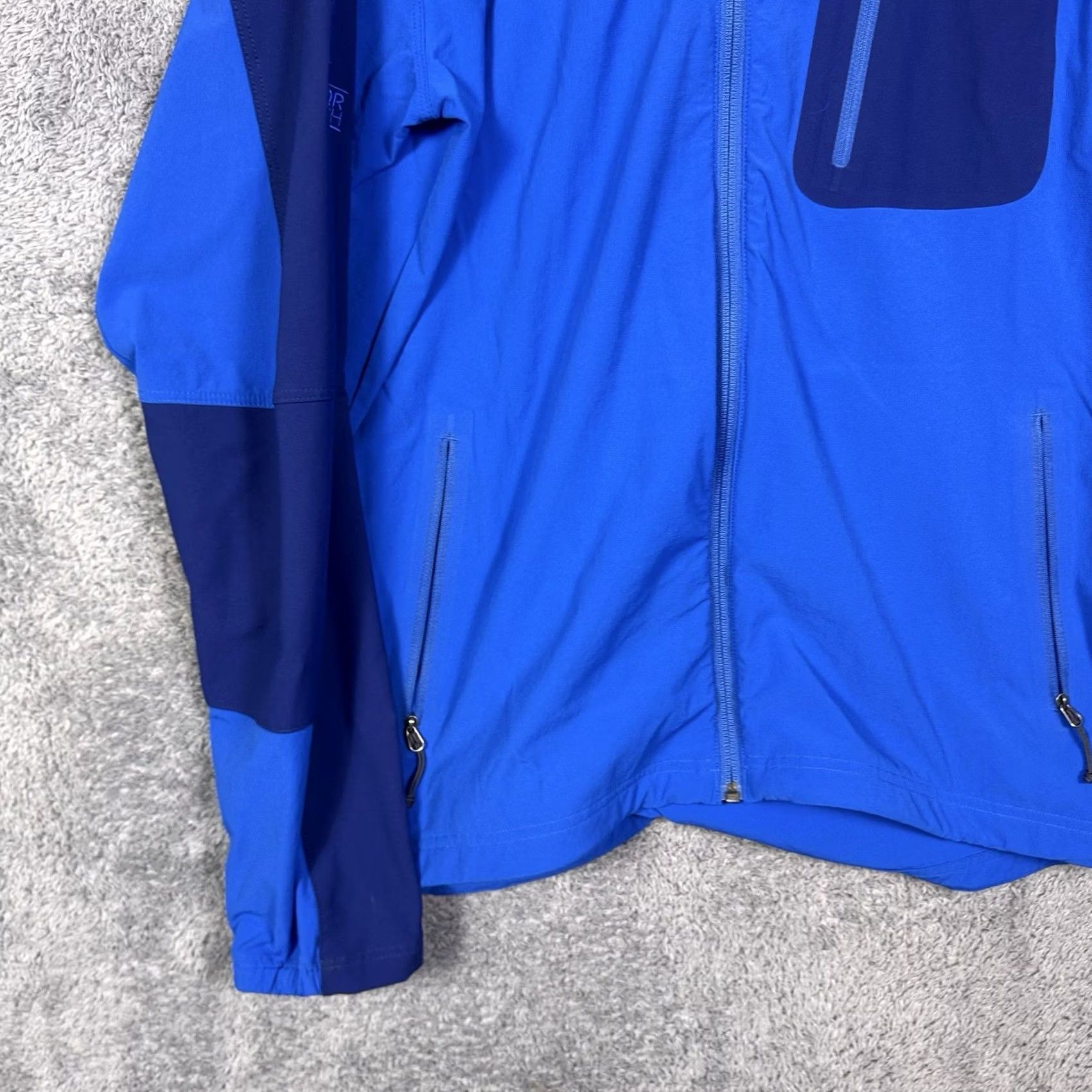 Outdoor Research Outdoor Research Softshell Jacket Men L Mid-Length Geometric Blue Hoodie Tactical Size US M / EU 48-50 / 2 - 3 Thumbnail