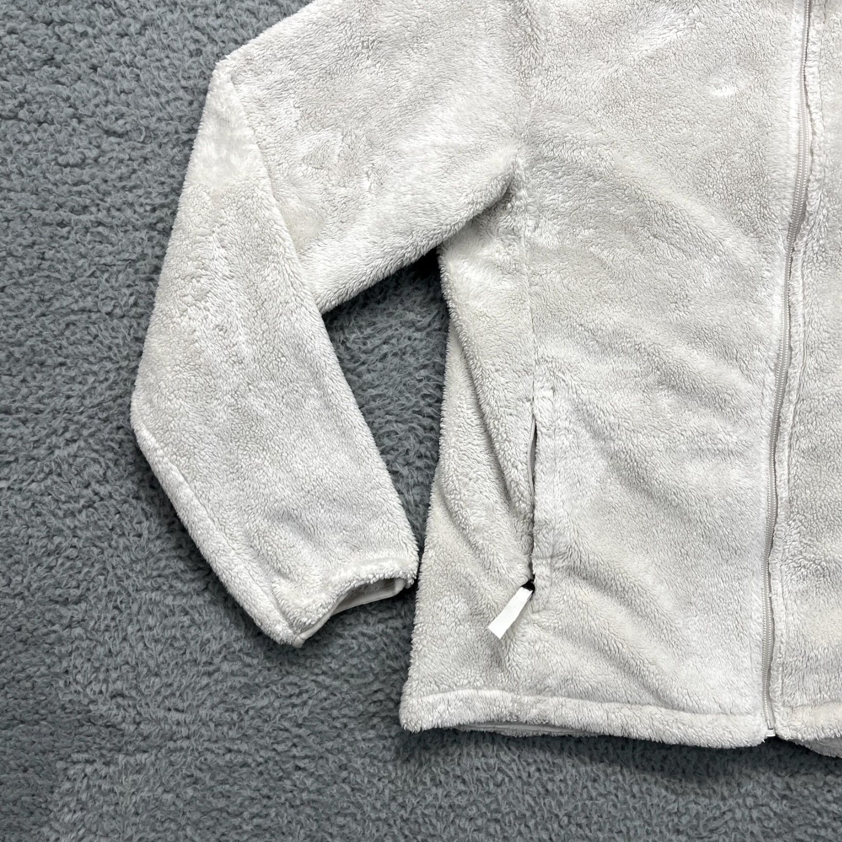 The North Face The North Face Jacket Womens Medium White Fleece Deep Pile Plush Full Zip Size M / US 6-8 / IT 42-44 - 5 Thumbnail