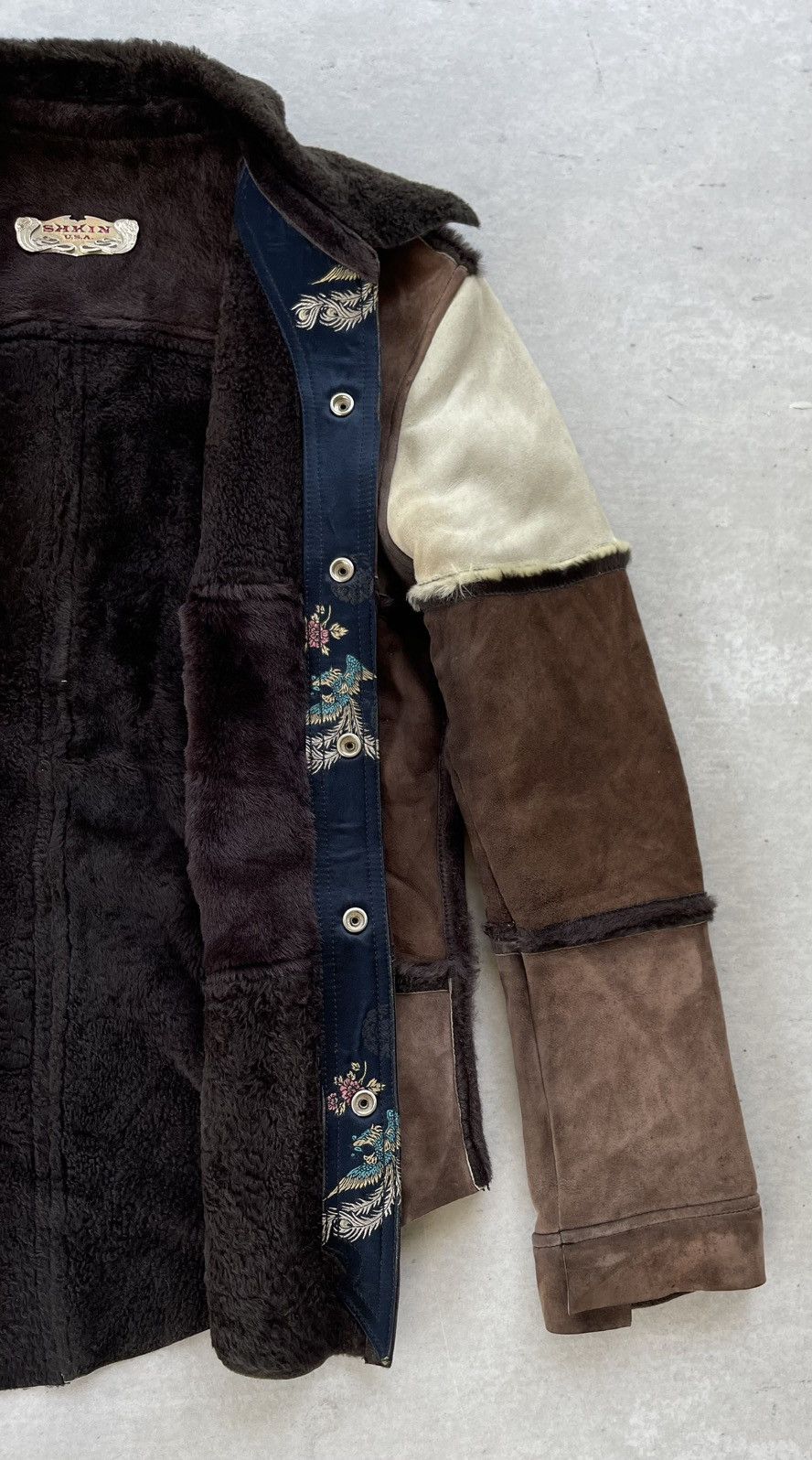 A&G Rock 🔥RARE🔥 SKKIN USA FAUX FUR LINING SHERLING LEATHER JACKET Size US M / EU 48-50 / 2 - 12 Thumbnail