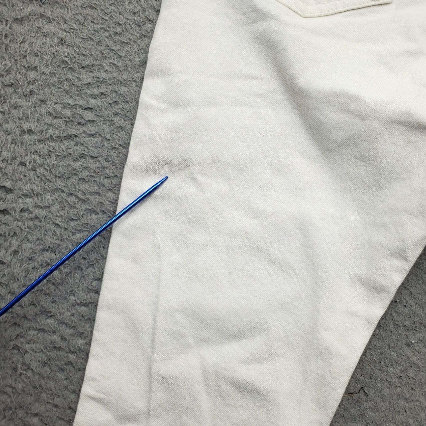 Everlane Everlane Skinny Jeans Womens 28 White Denim High Rise Slit Ankle 5-Pocket Design Women Size 28 White Denim 5-Pocket Design Jeans (Vintage: No) Size 28" / US 6 / IT 42 - 6 Thumbnail