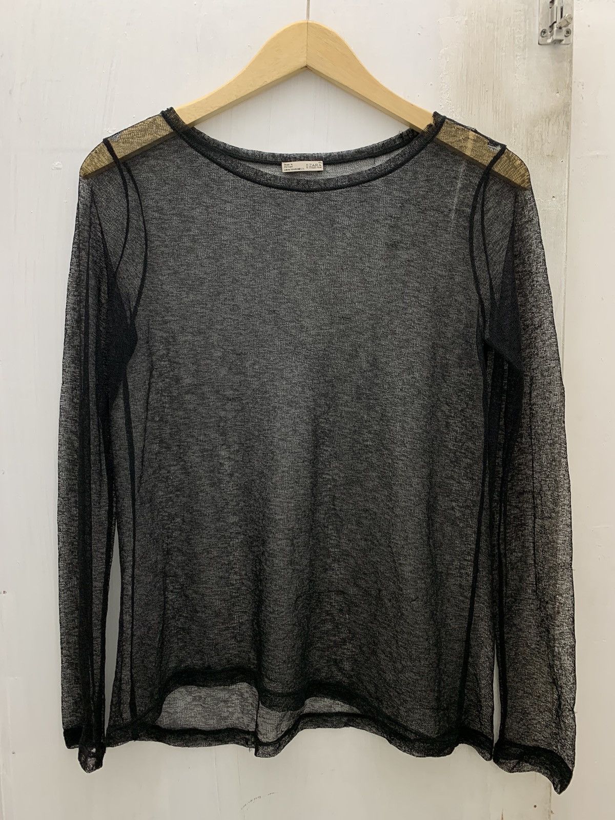 Zara 2000s zara mesh longsleeve Size US M / EU 48-50 / 2 - 2 Thumbnail