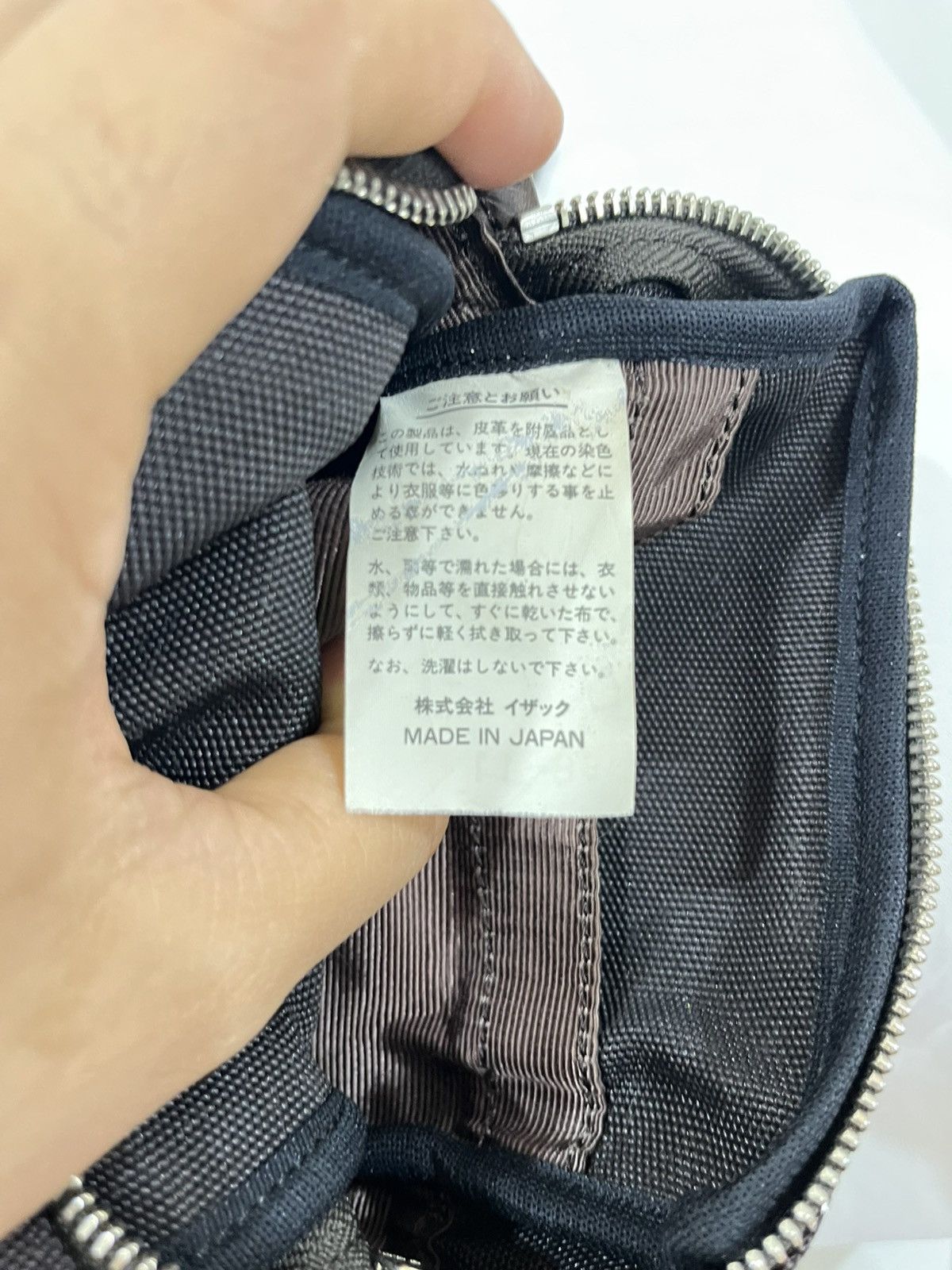 Yohji Yamamoto YSaccs Yohji Yamamoto Crosbody Leather Mini Sling Bag Size ONE SIZE - 10 Thumbnail
