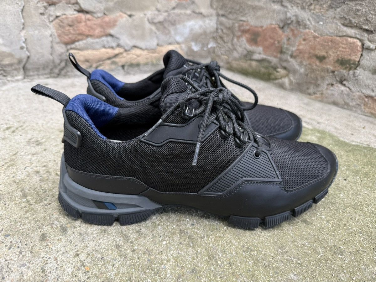 PRADA Crosssection Sneakers Model 4E3147 Black/Grey