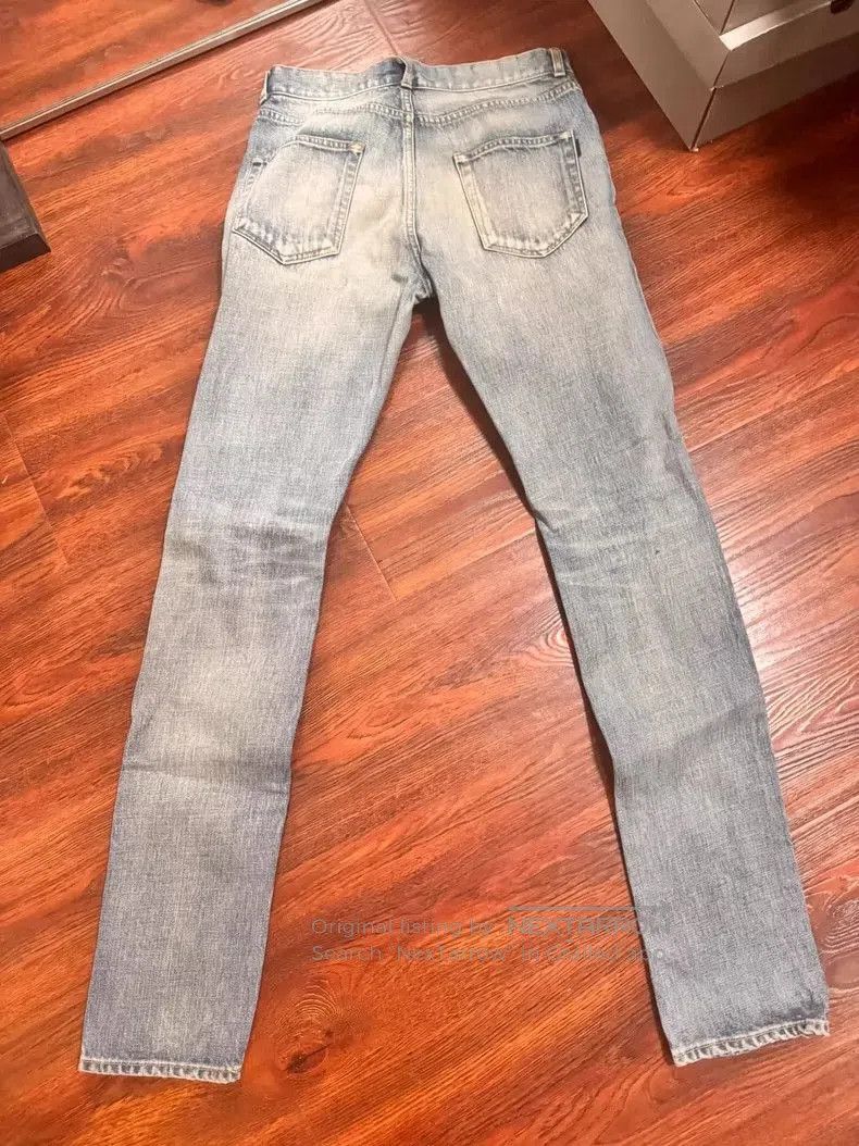 Saint Laurent Paris SAINT LAURENT D02 Light Blue Denim. Size US 29 - 2 Thumbnail