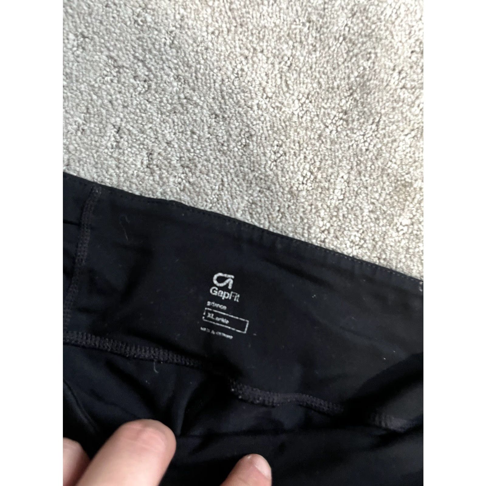 Gap Gap XL Ankle women's black Gapfit Blackout High Rise Bootcut Studio Dance Pants Size 40" / US 18 - 5 Thumbnail