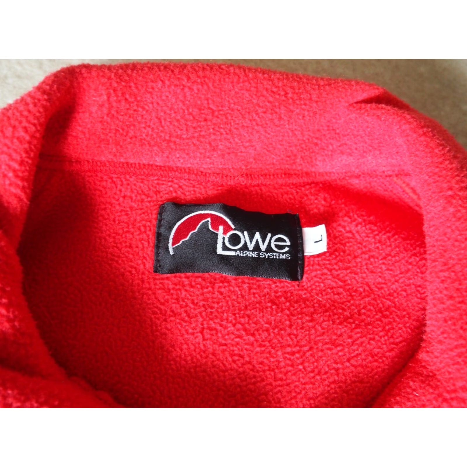 Vintage VTG Lowe Alpine Systems Jacket Mens L Fleece Outdoor Hiking Red Black 80s 90s Vintage Casual Activewear Zip Hoodie? Size US L / EU 52-54 / 3 - 4 Thumbnail