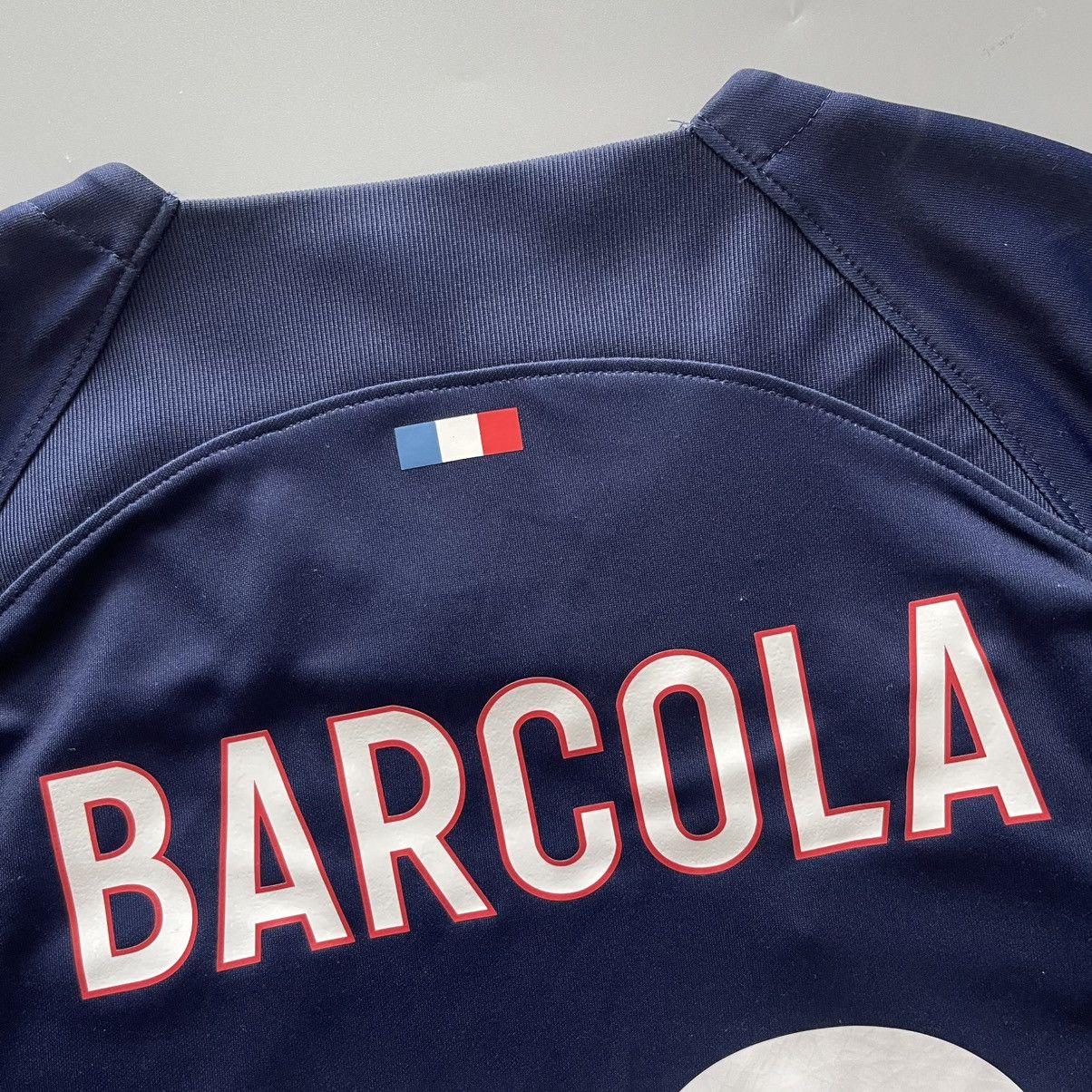 Nike × Vintage PSG NIKE 2023/2024 FOOTBALL SOCCER HOME JERSEY #29 BARCOLA Size US M / EU 48-50 / 2 - 10 Thumbnail