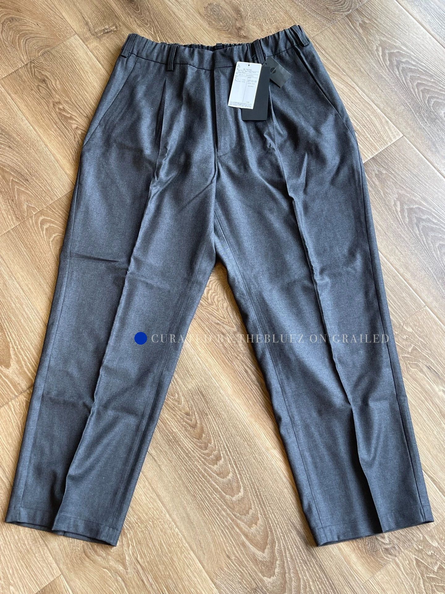 Goldwin Gray Pleated Casual Trousers in Size 34 Size US 34 / EU 50 - 1 Thumbnail