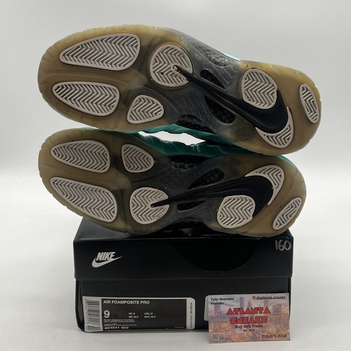 Nike Air Foamposite pro island green Size US 9 / EU 42 - 7 Thumbnail