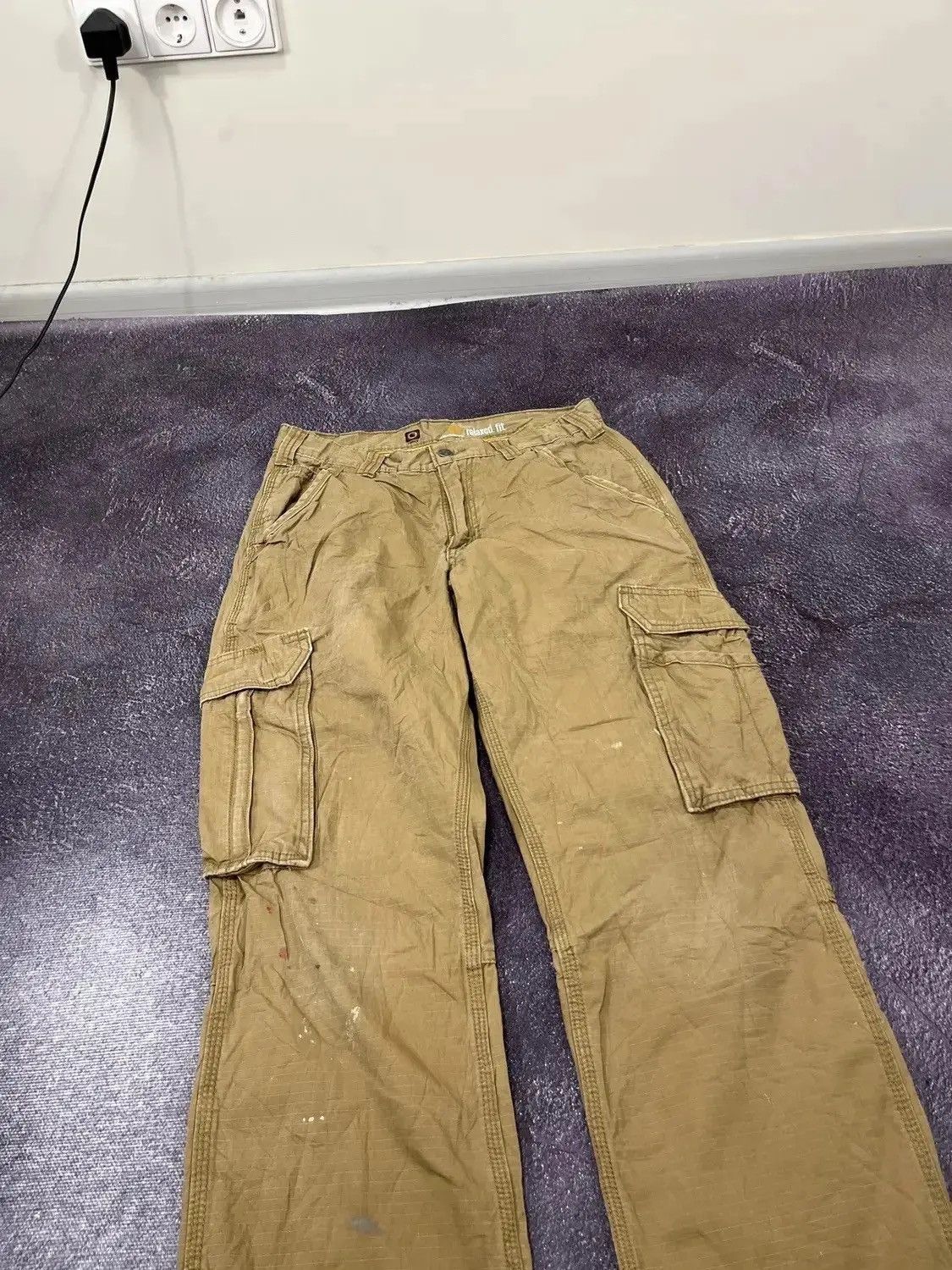 Carhartt × Vintage Vintage Carhartt American Hype Work Baggy Cargo Pants Size US 32 / EU 48 - 7 Thumbnail