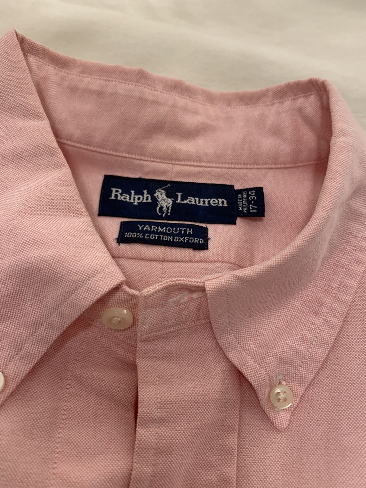 Ralph Lauren Cropped Ralph Lauren pink button down Size US XL / EU 56 / 4 - 3 Thumbnail