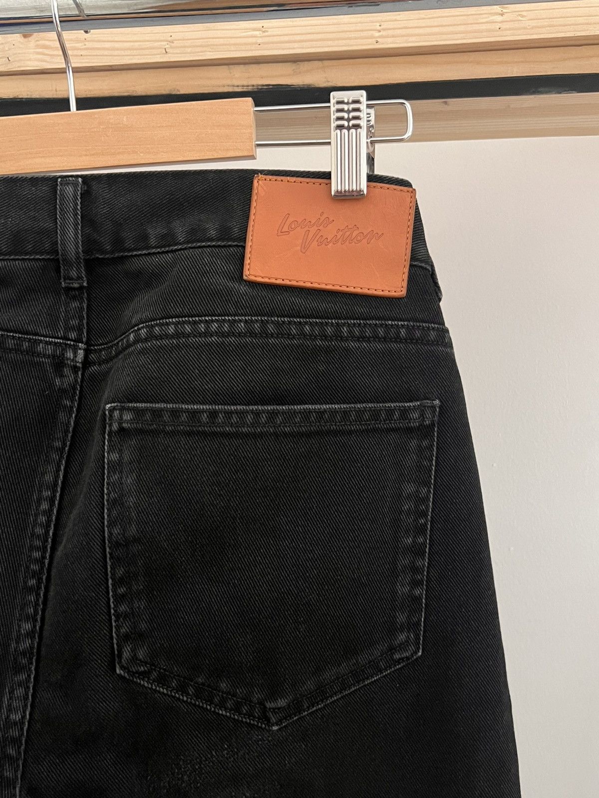 Louis Vuitton Louis Vuitton Black Slim Denim Jeans Size US 30 / EU 46 - 3 Thumbnail