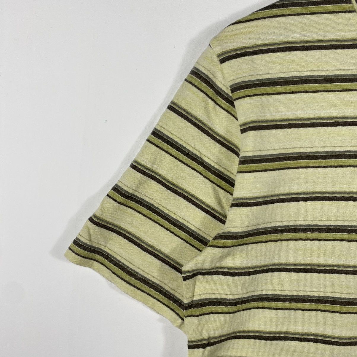 Yohji Yamamoto A.A.R By Yohji Yamamoto Striped Tee Shirt Extra Large Size Size US XL / EU 56 / 4 - 2 Thumbnail