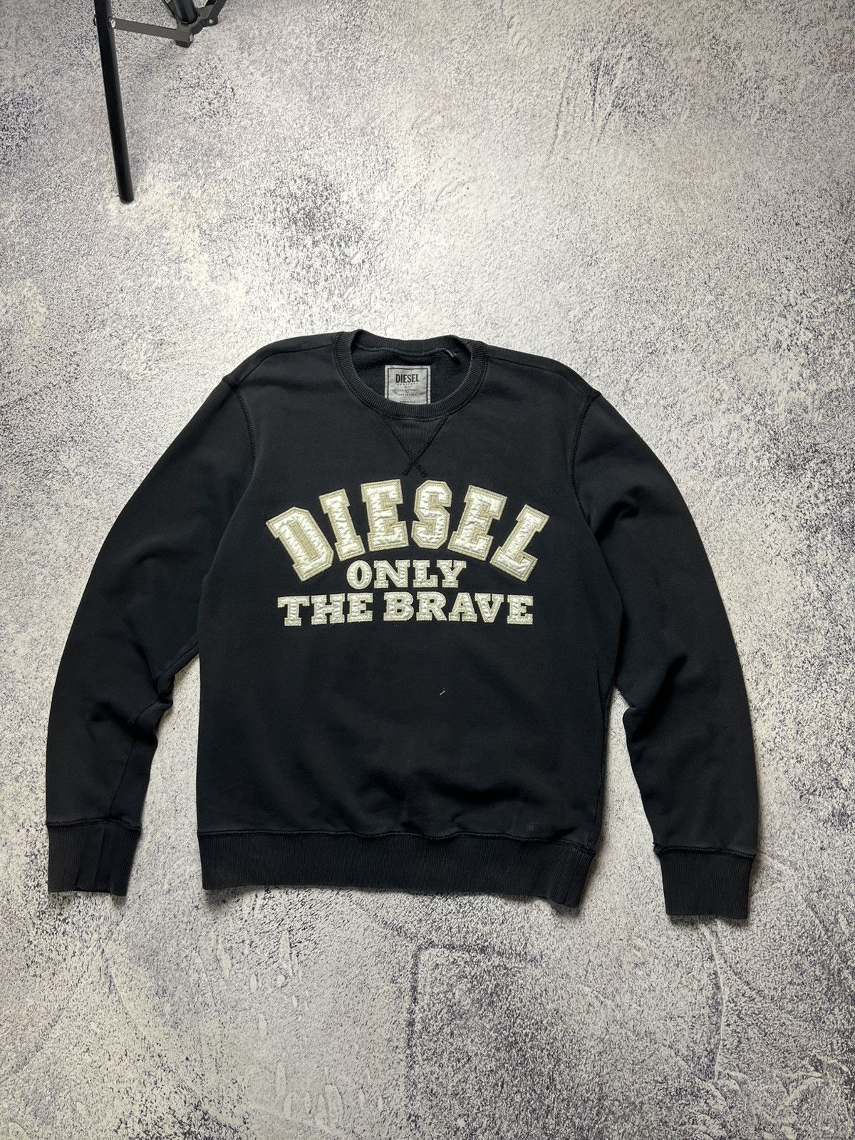 Other Vintage Diesel Distressed Big Ligo Sweatshirt Y2K Size US M / EU 48-50 / 2 - 4 Thumbnail