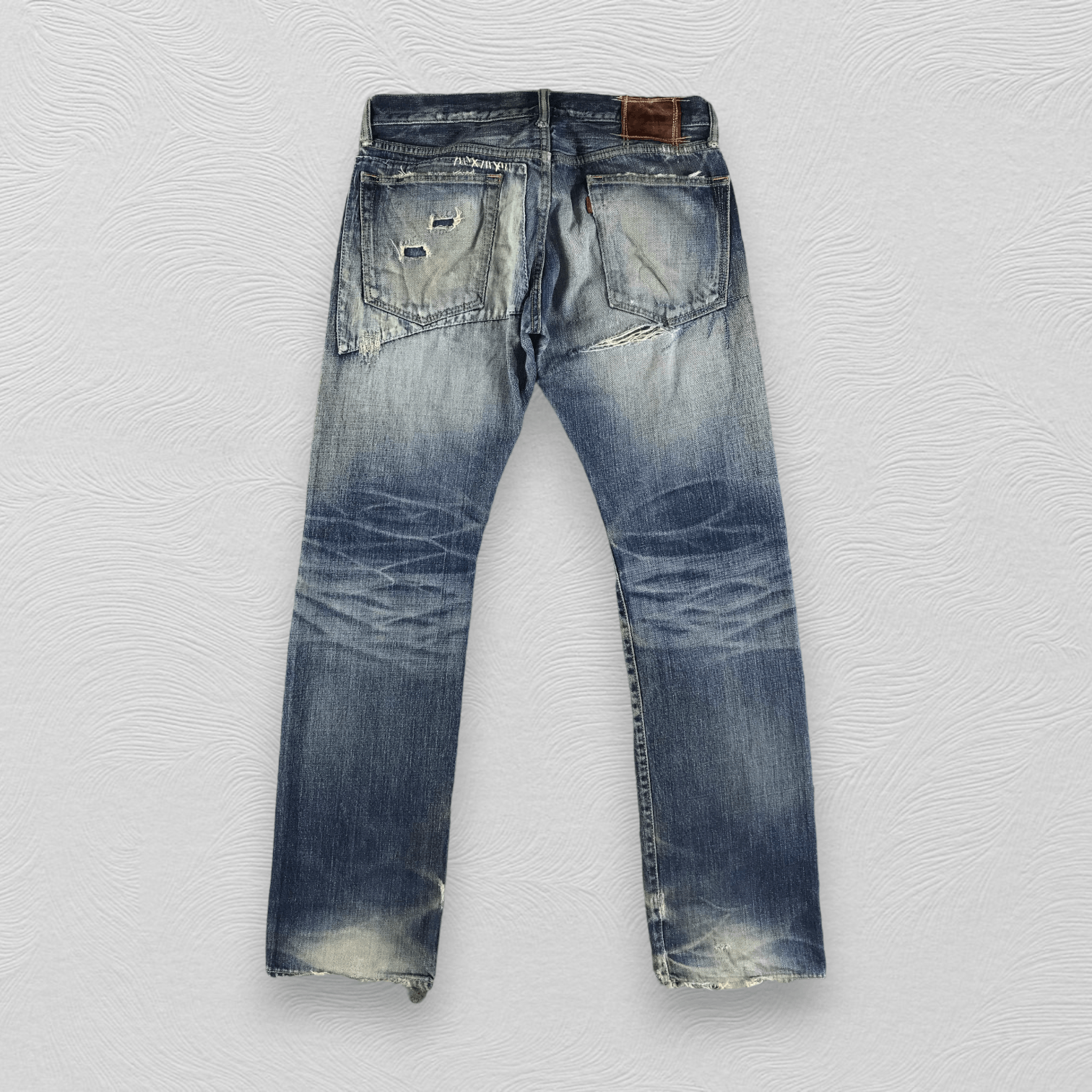 Eternal Eternal Ripped Denim Destroyed Jeans KJ2371 Size US 32 / EU 48 - 2 Thumbnail
