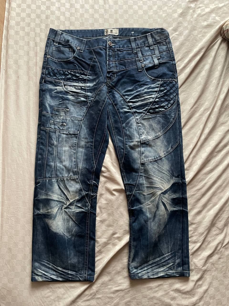Japanese Brand Vintage Japanese Style KosmoLupo Y2K jeans Size US 38 / EU 54 - 1 Thumbnail