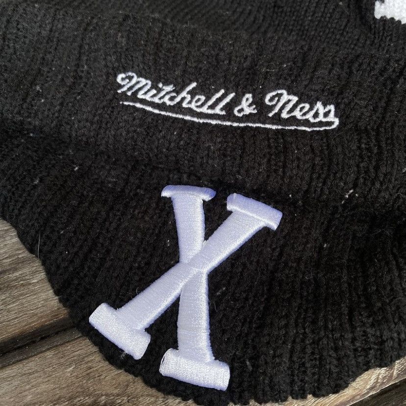 Mitchell & Ness × Rap Tees Malcolm c pom beanie hats Size ONE SIZE - 6 Thumbnail