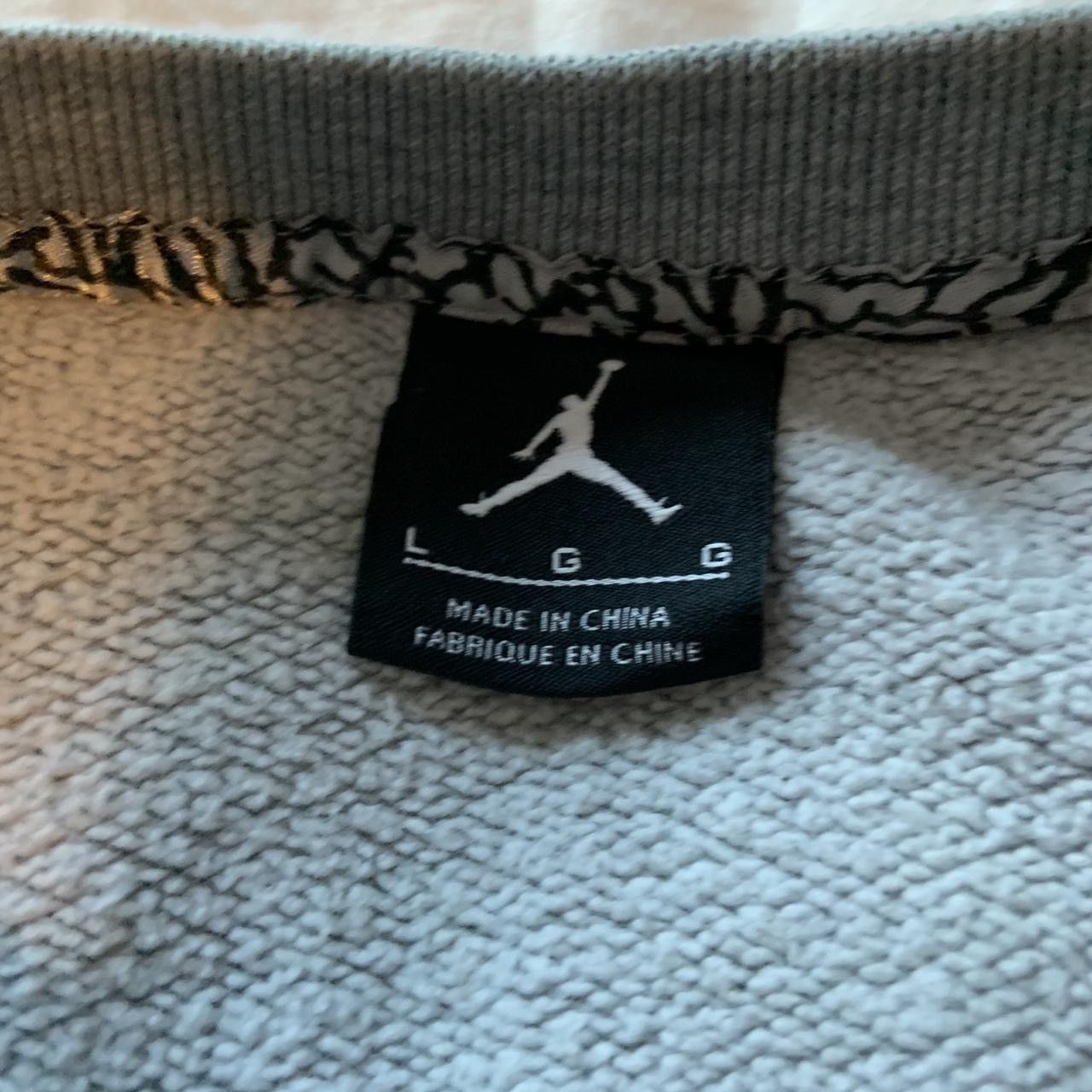Jordan Brand Nike Air Jordan Jumpman Gray Sweatshirt Size US L / EU 52-54 / 3 - 3 Thumbnail