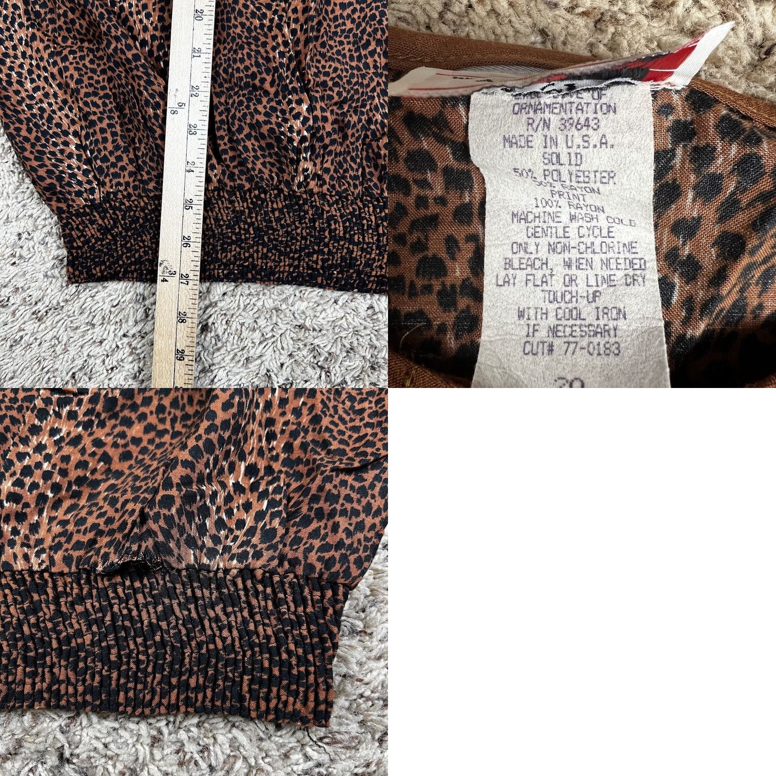 Vintage VINTAGE The American Collection Geometric Pattern Light Weight Pullover Women's Large Brown 90s 80s 90s Party Size L / US 10 / IT 46 - 8 Thumbnail