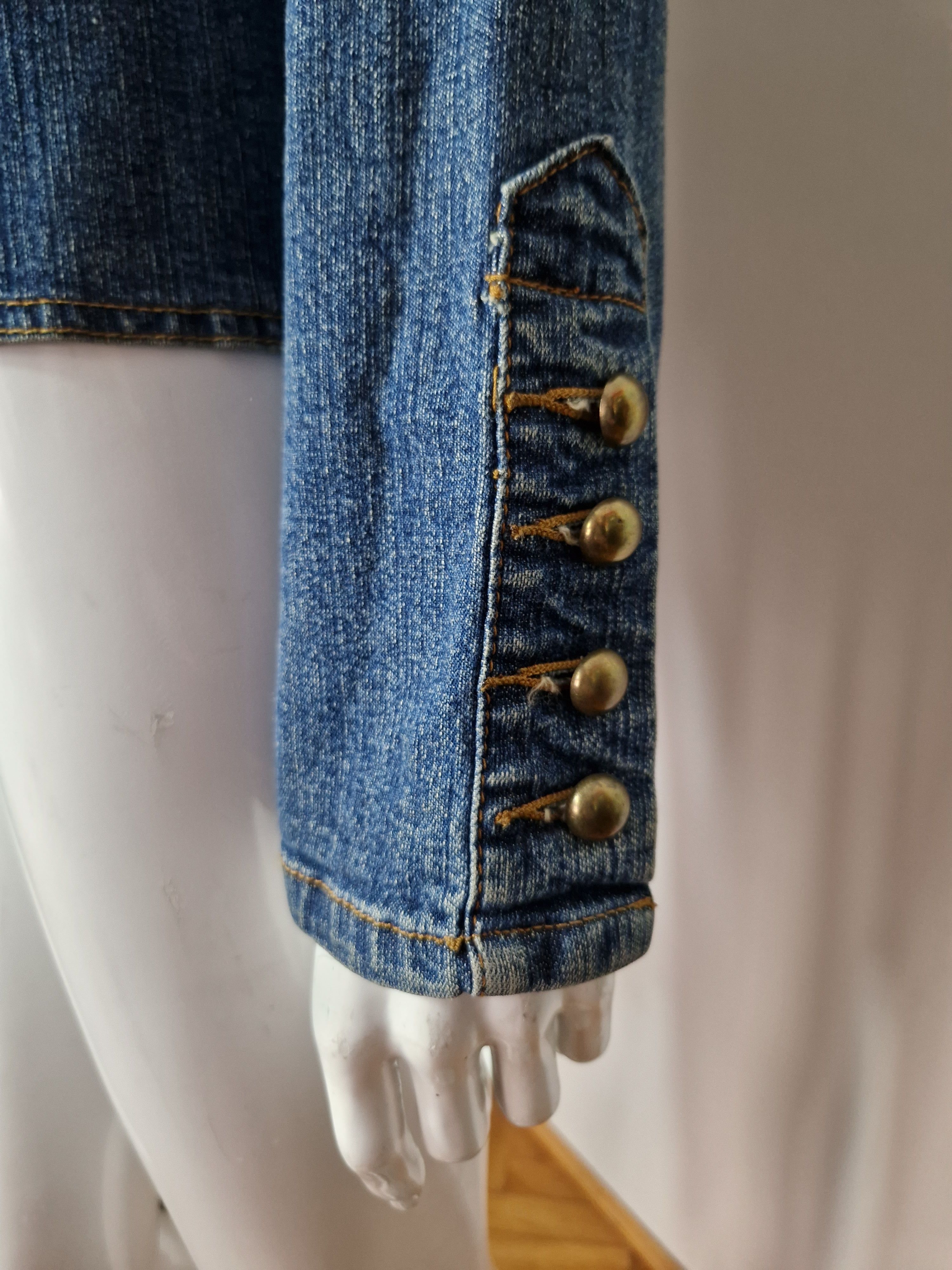 Japanese Brand × Vintage vintage denim jacket Size S / US 4 / IT 40 - 7 Thumbnail