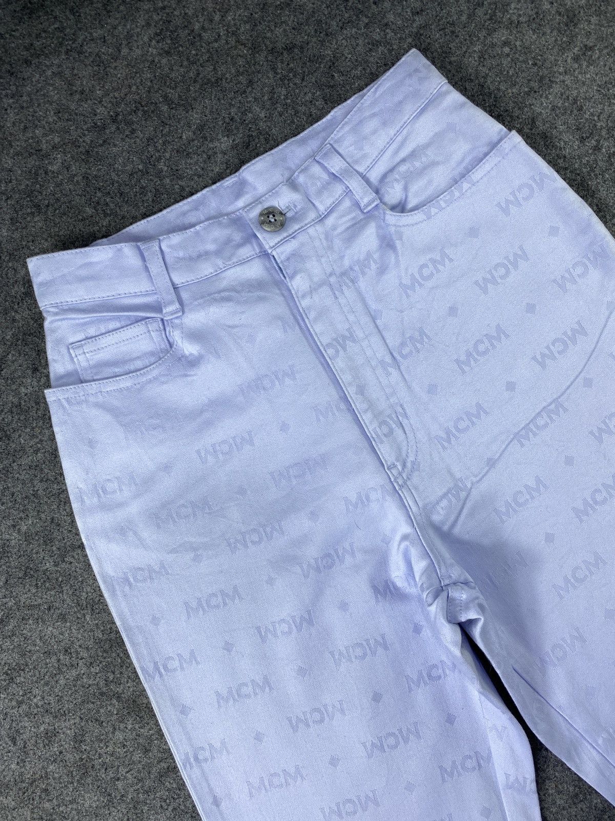 Jean × MCM × Vintage Vintage MCM Monogram Jeans - J1094 Size 25" / US 0 / IT 36 - 3 Thumbnail