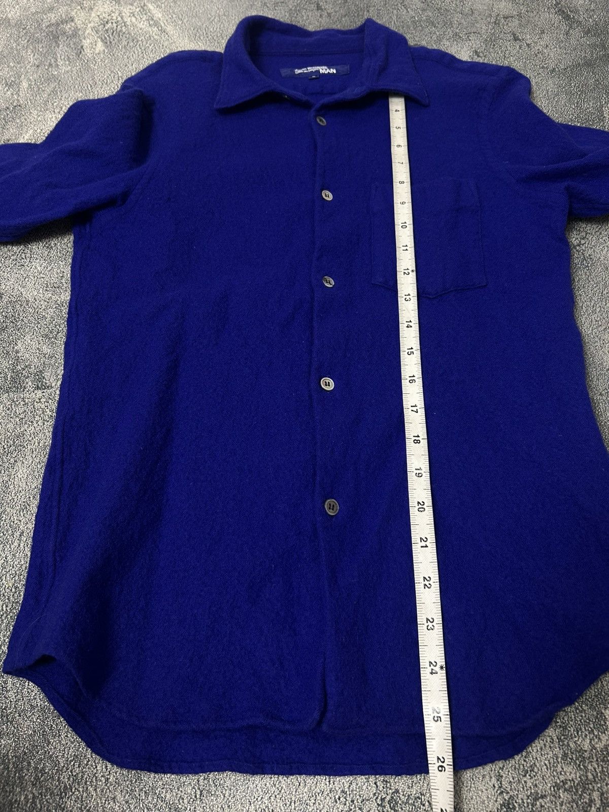 Junya Watanabe 🐐2002 South Dakota Middle School Cows Wool Button up Size US S / EU 44-46 / 1 - 12 Thumbnail