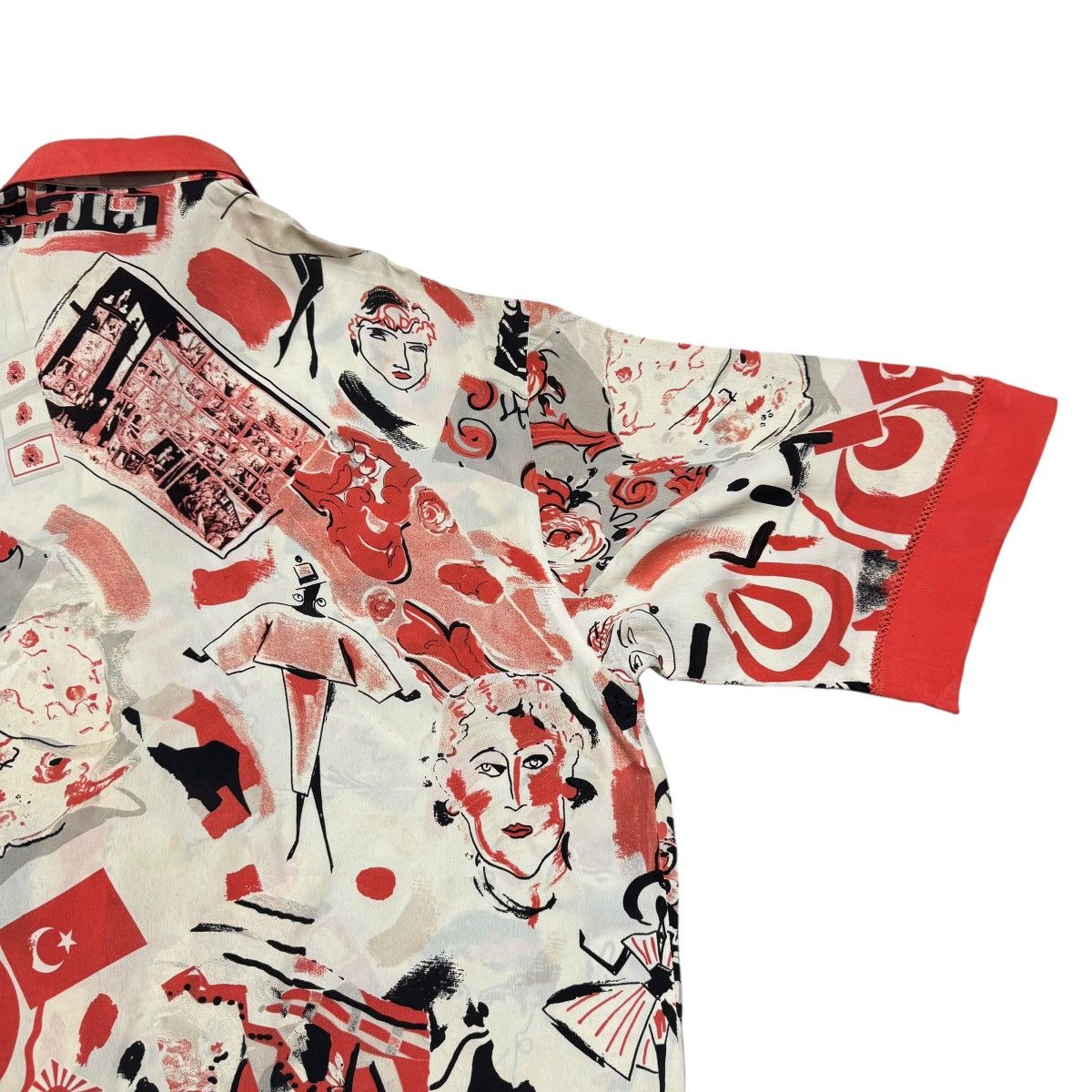 Fendi Vintage Fendi Silk Printed Shirt Giulietta El Romeo Size US L / EU 52-54 / 3 - 12 Thumbnail