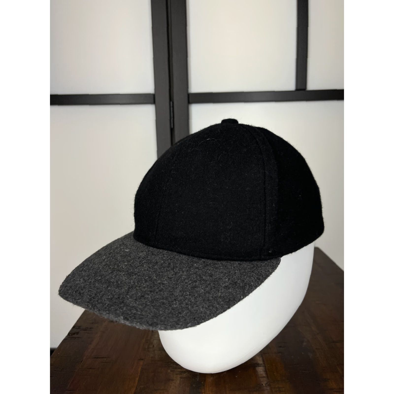 Vintage VINTAGE Target Hat Cap Strap Back Adult One Size Black Gray Wool Polyester Blend Outdoor Size ONE SIZE - 4 Thumbnail