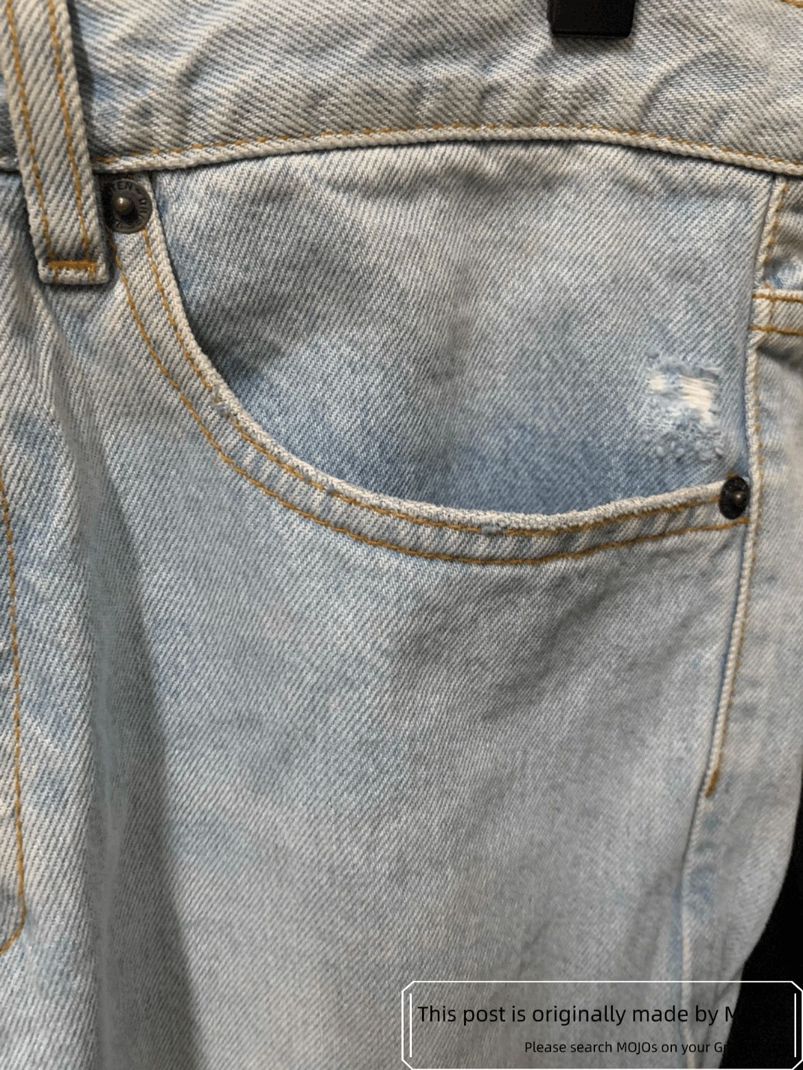 Dries Van Noten Sz 31 Dries Van Noten Classic Cassic Washed Denim Size US 31 - 3 Thumbnail