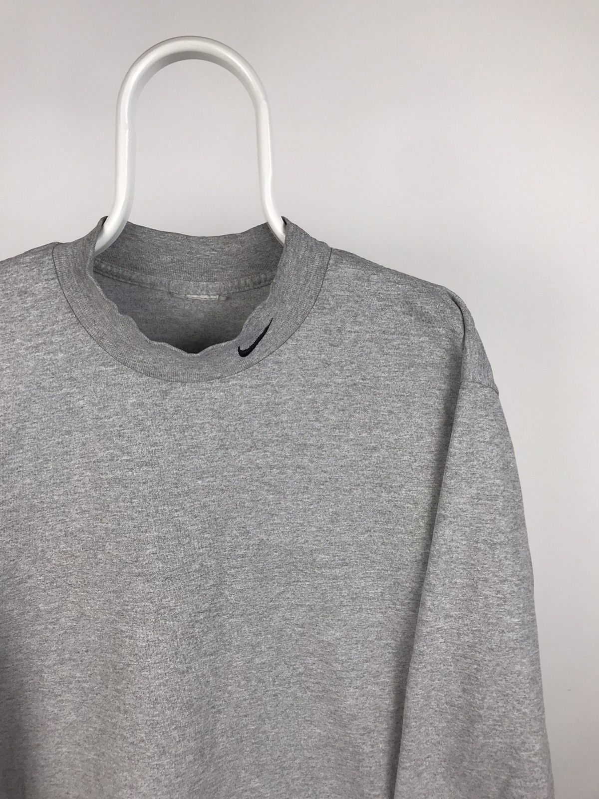 Nike × Vintage Vintage Nike Golf Turtleneck Sweatshirt Grey Y2K Size US L / EU 52-54 / 3 - 2 Thumbnail