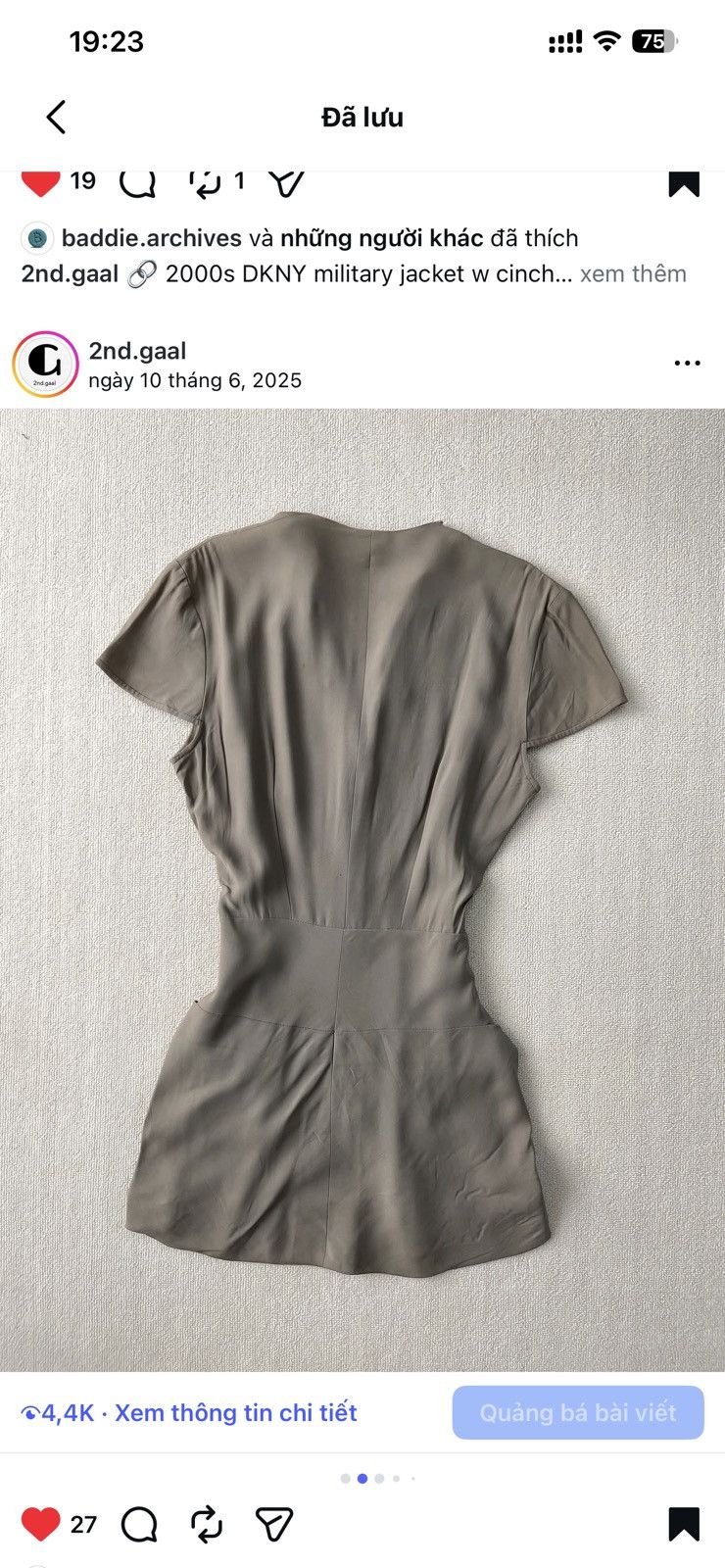 Giorgio Armani 80s Mani by Giorgio Armani longline pleated-waist blazer Size S / US 4 / IT 40 - 6 Thumbnail