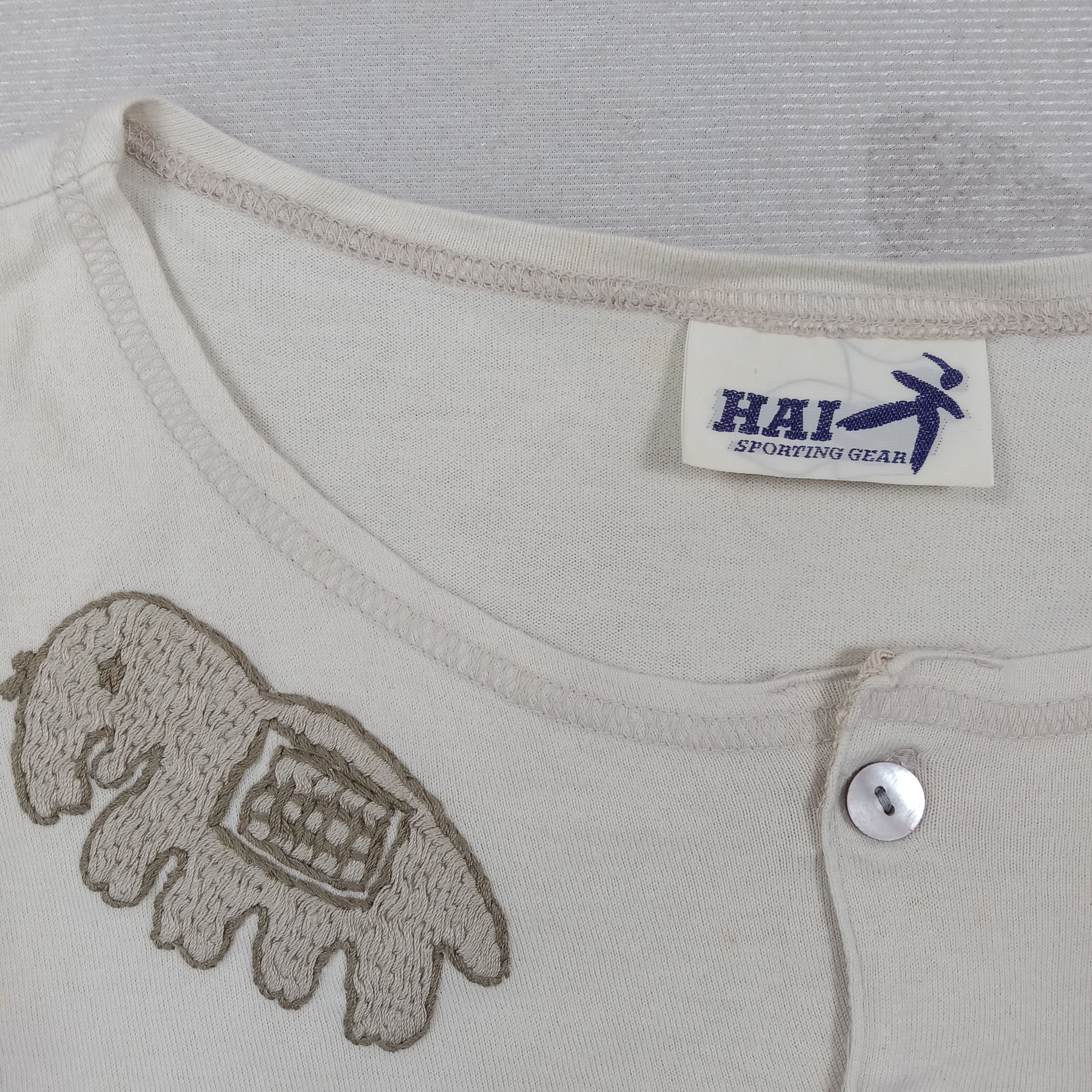 Hai Sporting Gear Hai Sporting Gear by Issey Miyake Button Up Tshirt C276N59 Size US M / EU 48-50 / 2 - 2 Thumbnail