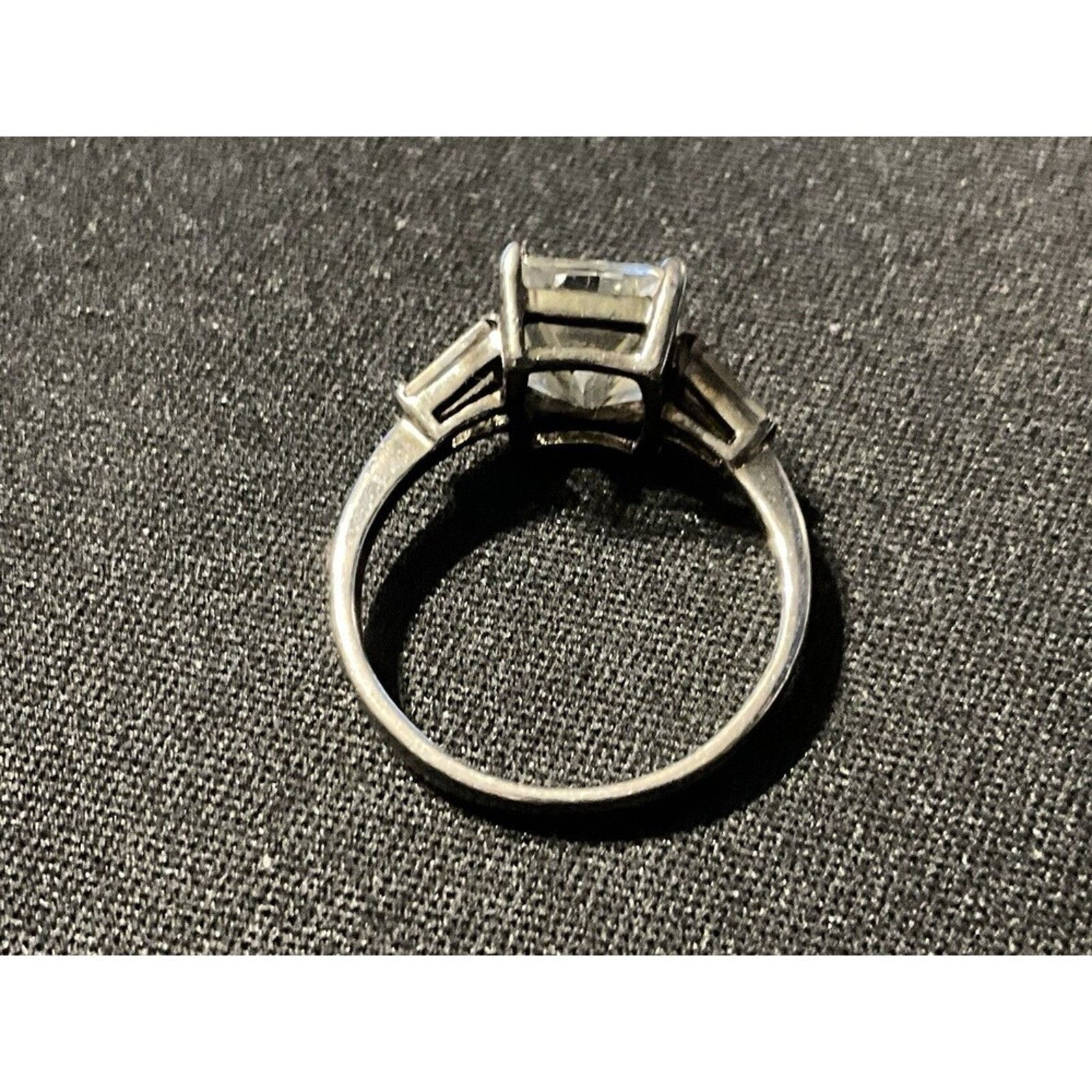 Other 925 Sterling Silver Vintage CZ Ring Size 8 Size ONE SIZE - 5 Thumbnail